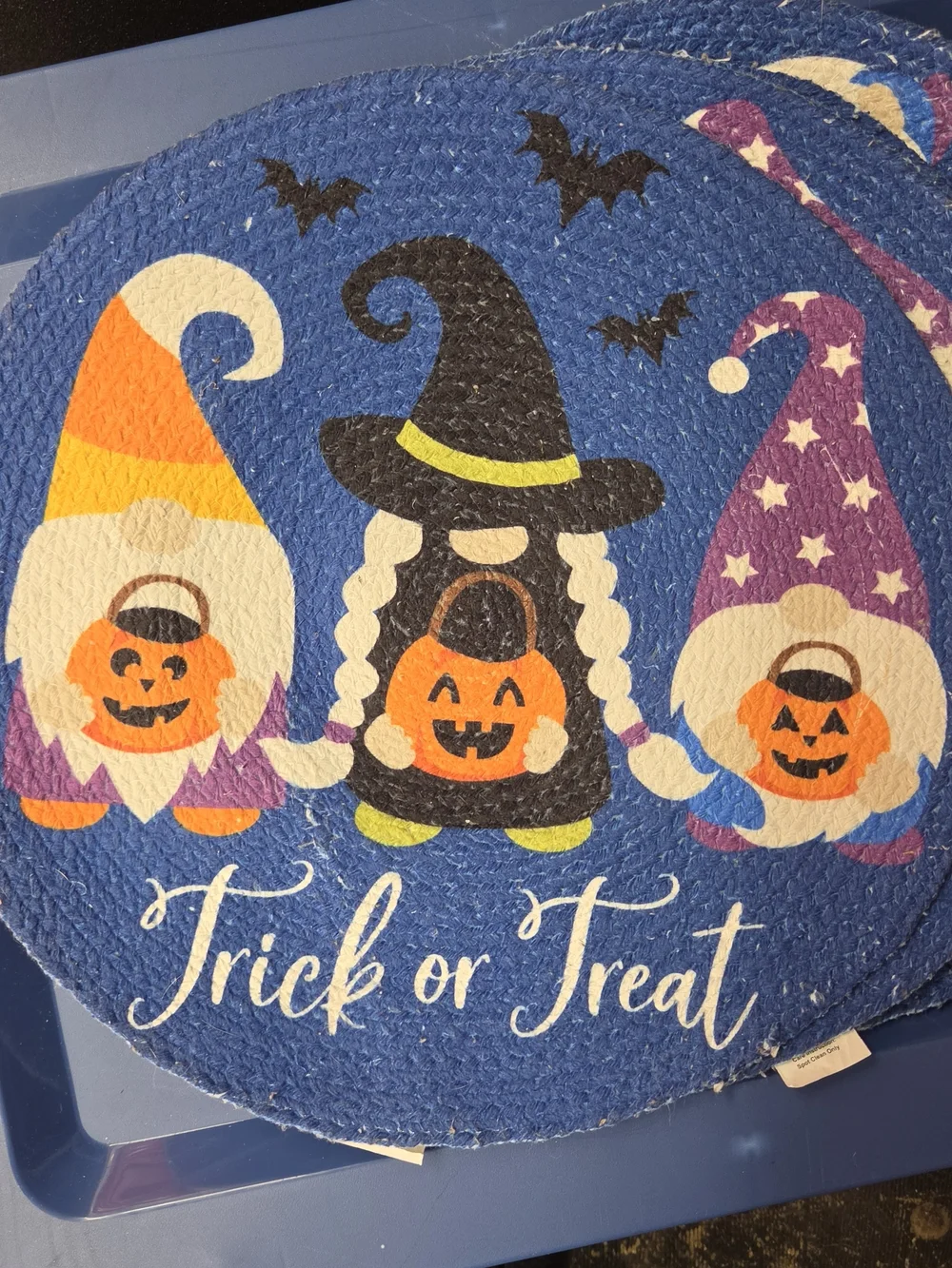 Set Of 4 Halloween Gnome Place Mats
